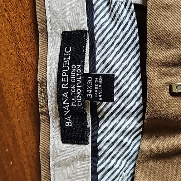 Banana Republic Fulton slim chinos, 34W30L - Picture 2 of 3